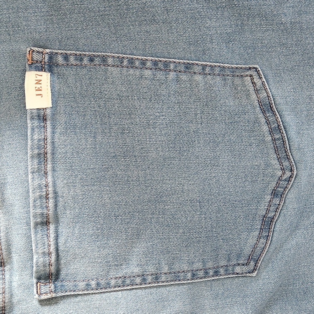 ๐ Jen7 by 7 For All Mankind Cropped Frayed Hem Ankle Skinny Jeans. Size 10 - Picture 8 of 16